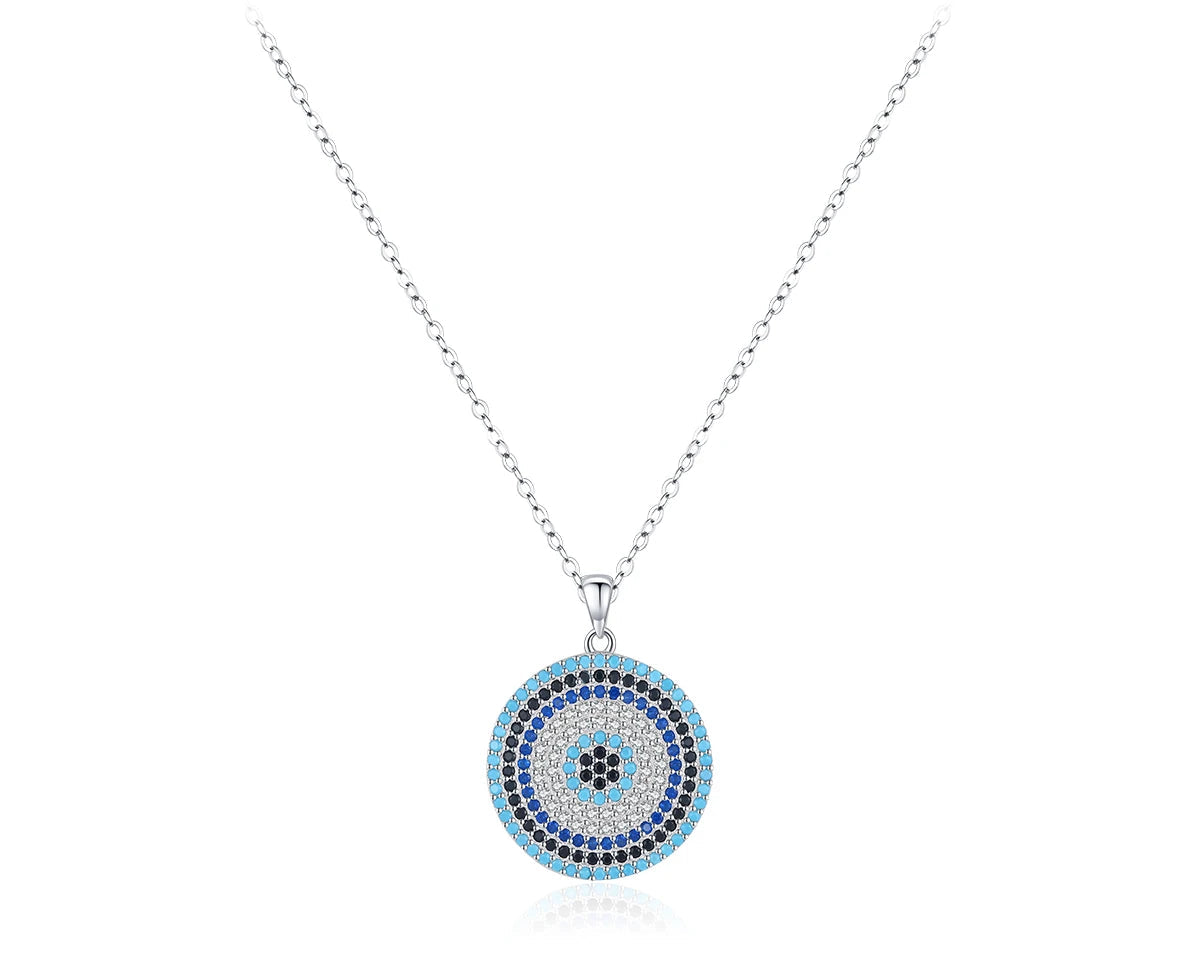 Sterling Sentinel - The Celestial Shield Necklace