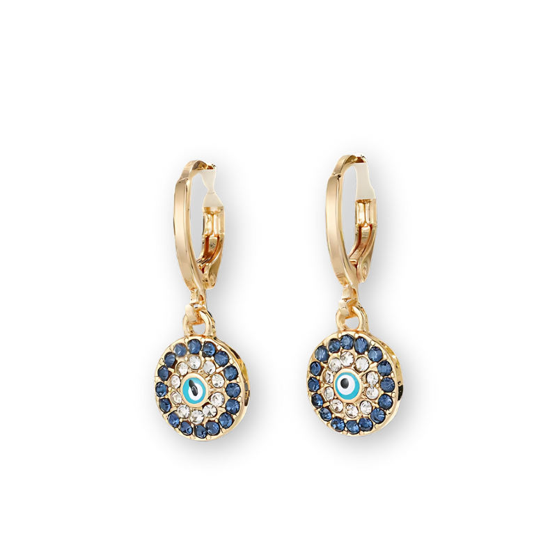 Serene Hamsa Hoop Earrings- GOLD