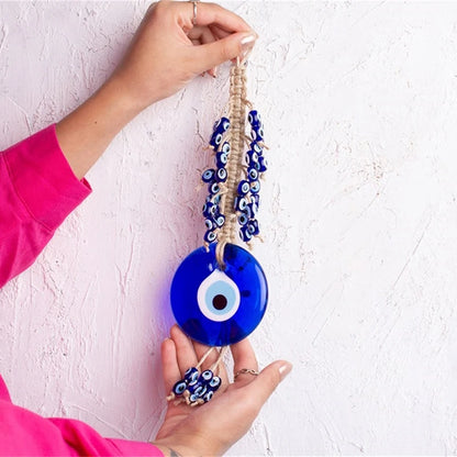 Stunning Evil Eye Glass Wall Decor Wall Hanging Home Decoration Ornament