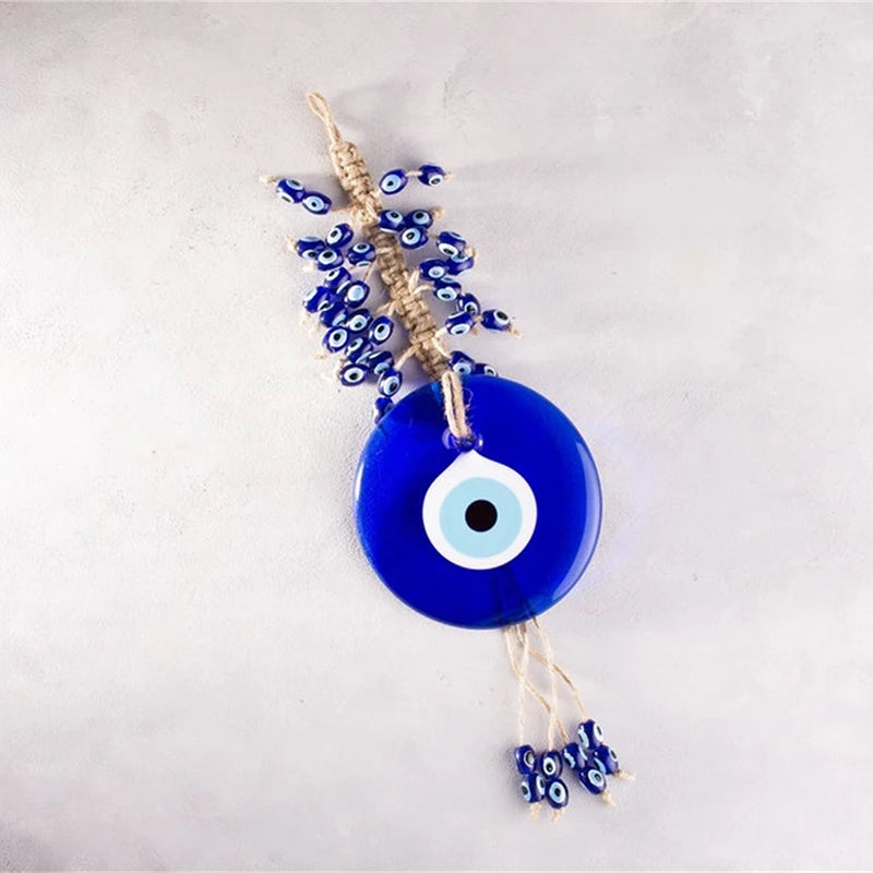 Stunning Evil Eye Glass Wall Decor Wall Hanging Home Decoration Ornament