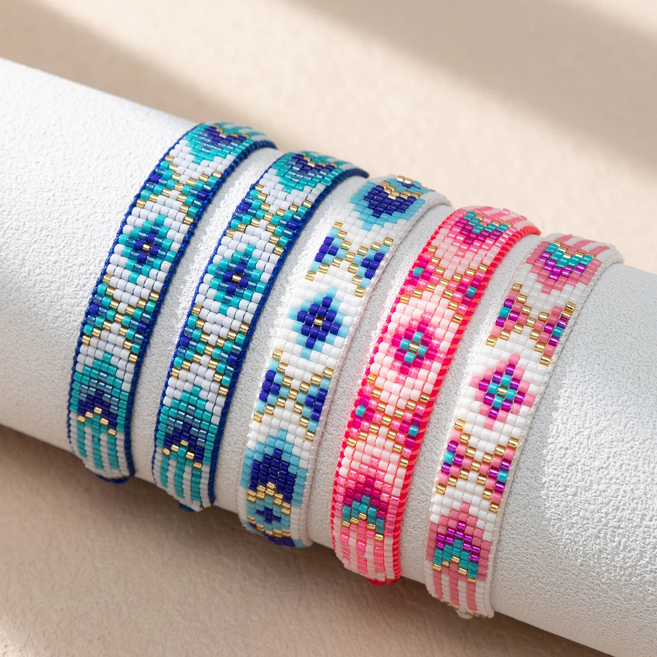 ZHONGVI New Products Miyuki Bracelet For Women Pulseras Cuff Beaded Bracelets Evil Eye Jewelry Gift Handmade Woven Jewellery