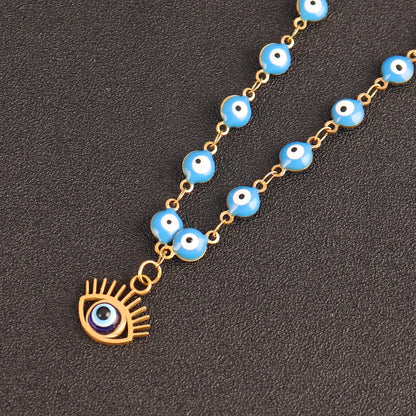 11 Style Collection! Evil Eye Necklaces for Women Pendant Gold and Color