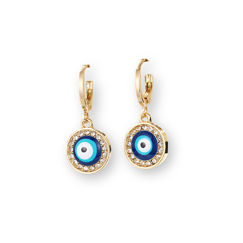 Serene Hamsa Hoop Earrings- GOLD