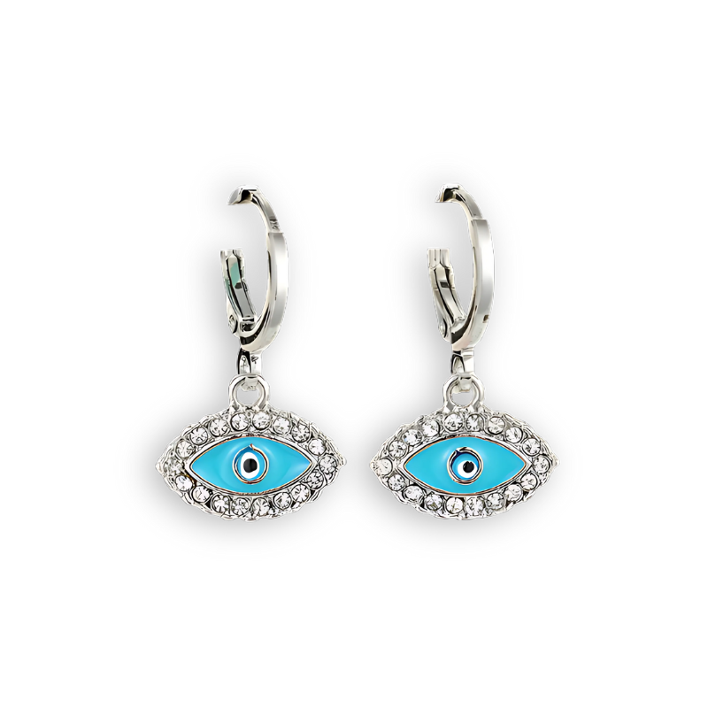 Serene Hamsa Hoop Earrings- GOLD