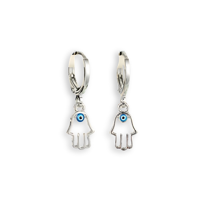 Serene Hamsa Hoop Earrings- GOLD